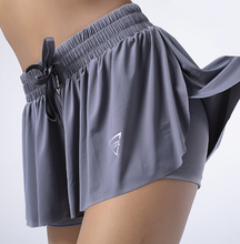 Load image into Gallery viewer, Flowy Running Yoga Workout Shorts