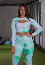 Load image into Gallery viewer, Textured Tie-Dye Legging